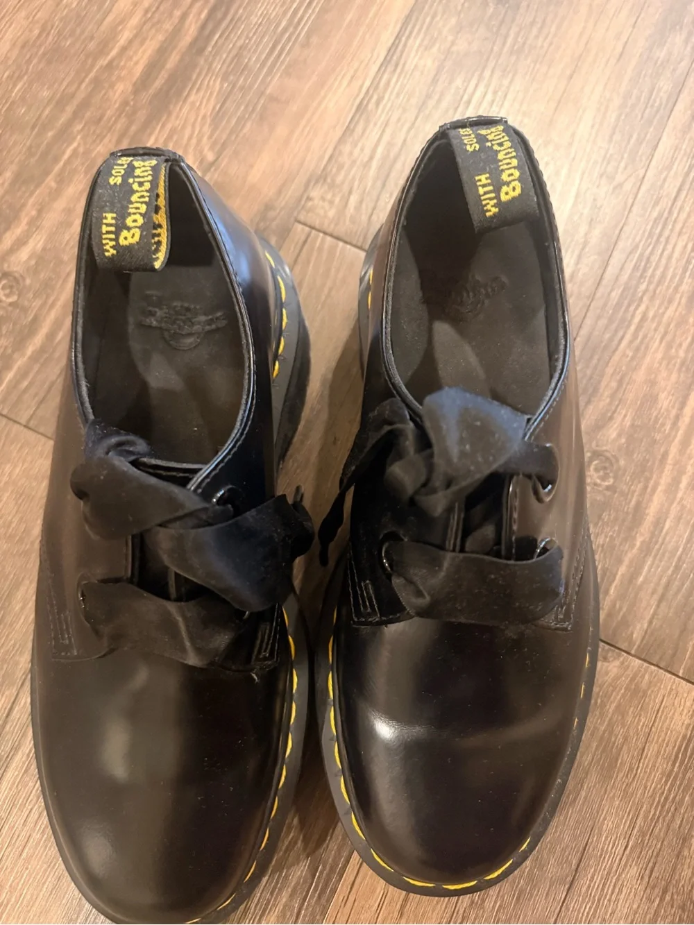 Dr. Martens polished black